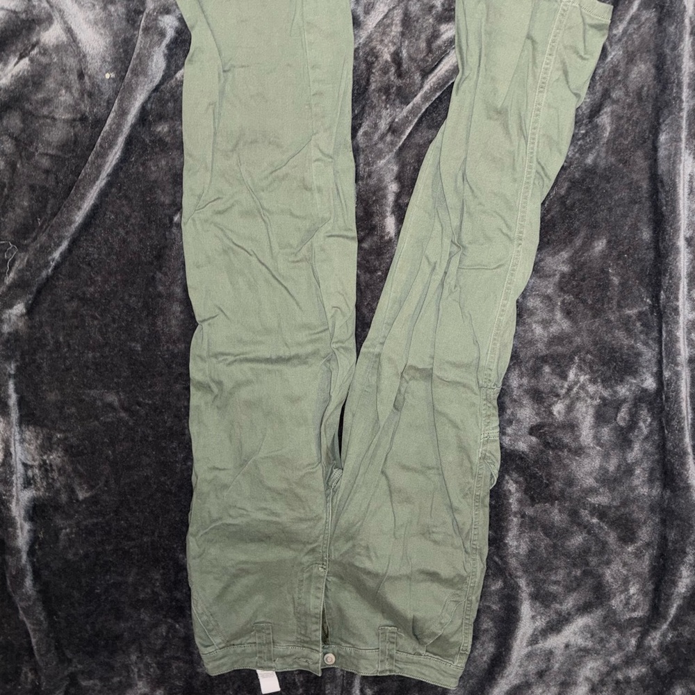 Stylish Green Women's Boot Cut Pants